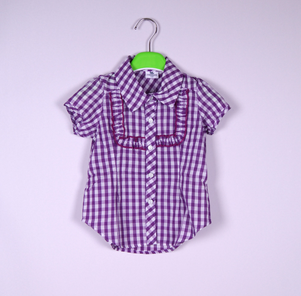 4.22 小木马童装 小木马夏款纯棉女童衬衣/衬衫/休闲衣03