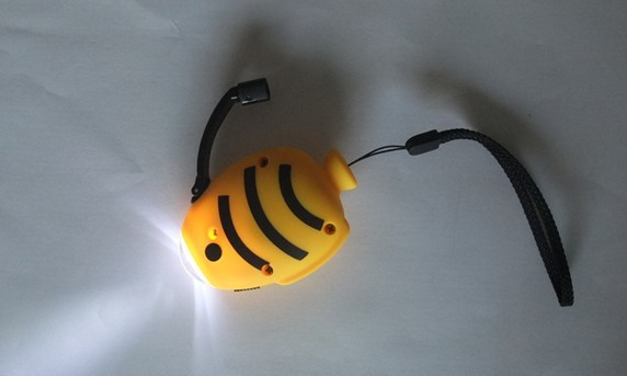 热带鱼手摇手电筒