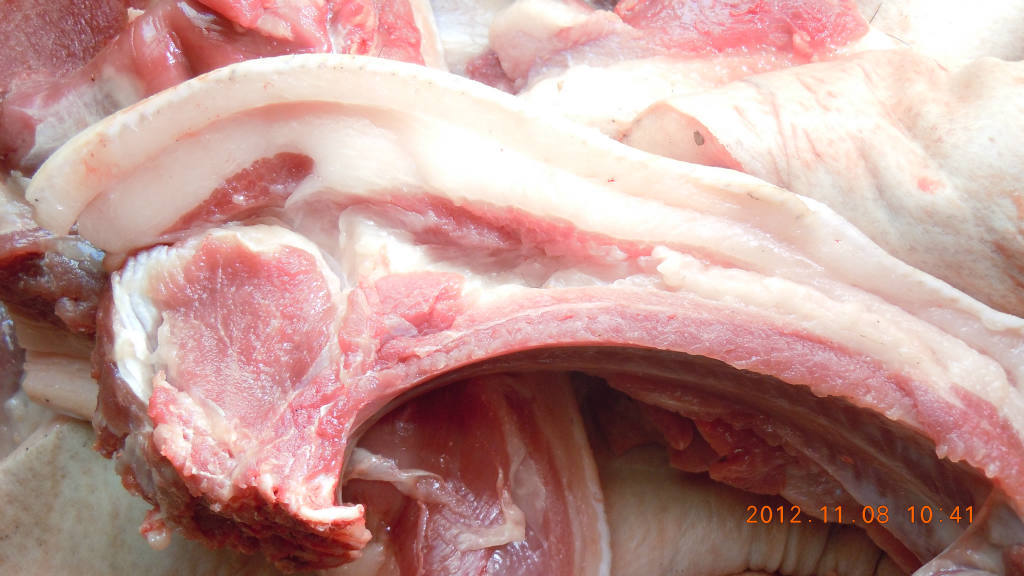 40斤猪肉实拍图片