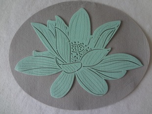 【自己生产】生产加工无纺布装饰品 荷花布垫 圣诞装饰品 礼品