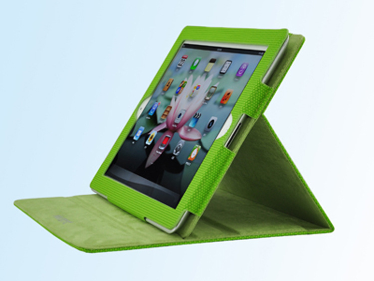 【厂家供应】ipad2/new ipad 三档位 带休眠 保护套