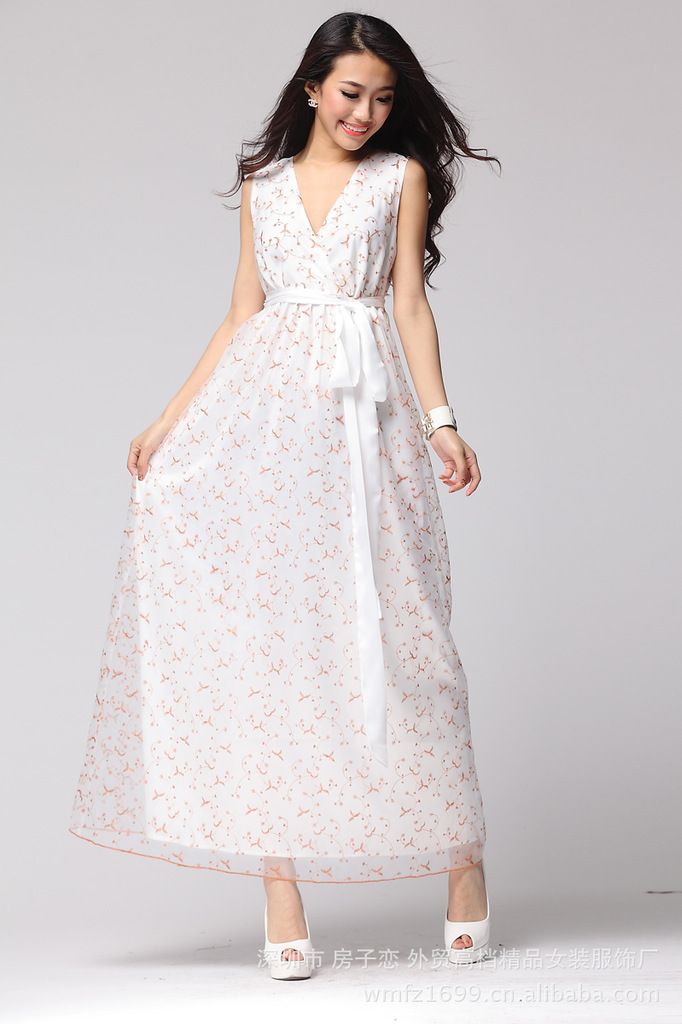 【房子】2012新款欧美外贸高端晚礼服 欧根纱重工刺绣长裙q0001 318.