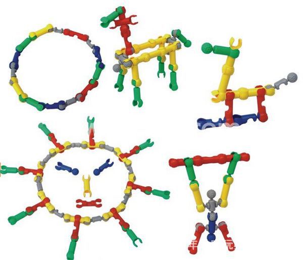 儿童益智玩具儿童积木软体积木幼儿园配套设施 插塑玩具tn-y173q图片