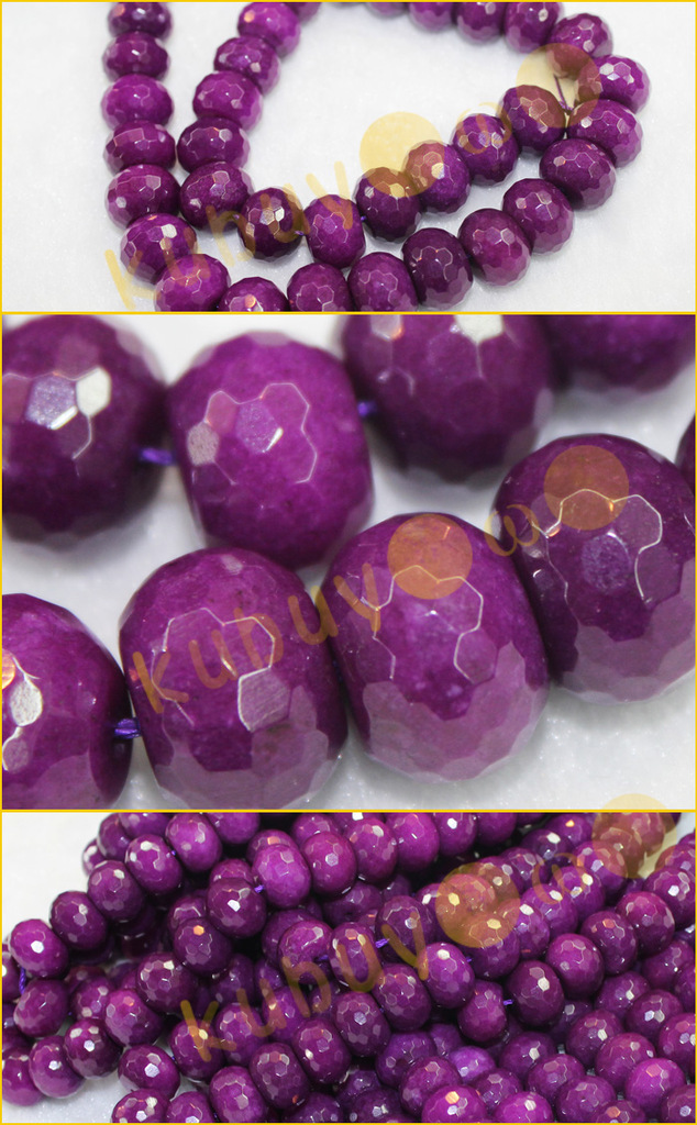 时尚diy手链散珠配件 染色玉串珠批发 l-0197