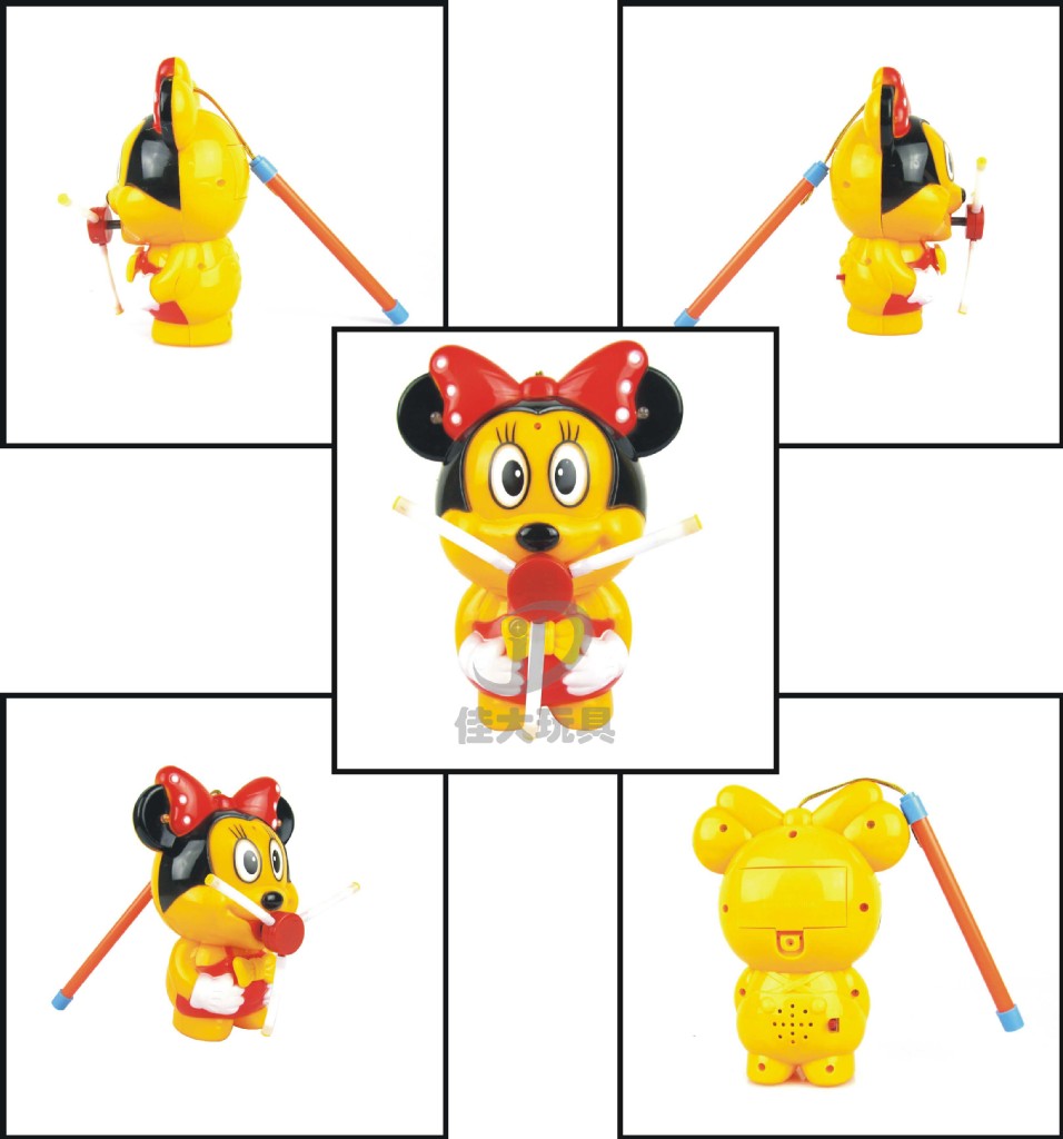 供应热销风车灯笼玩具 新奇特风车米妮 闪光发声的电动泡泡机玩具