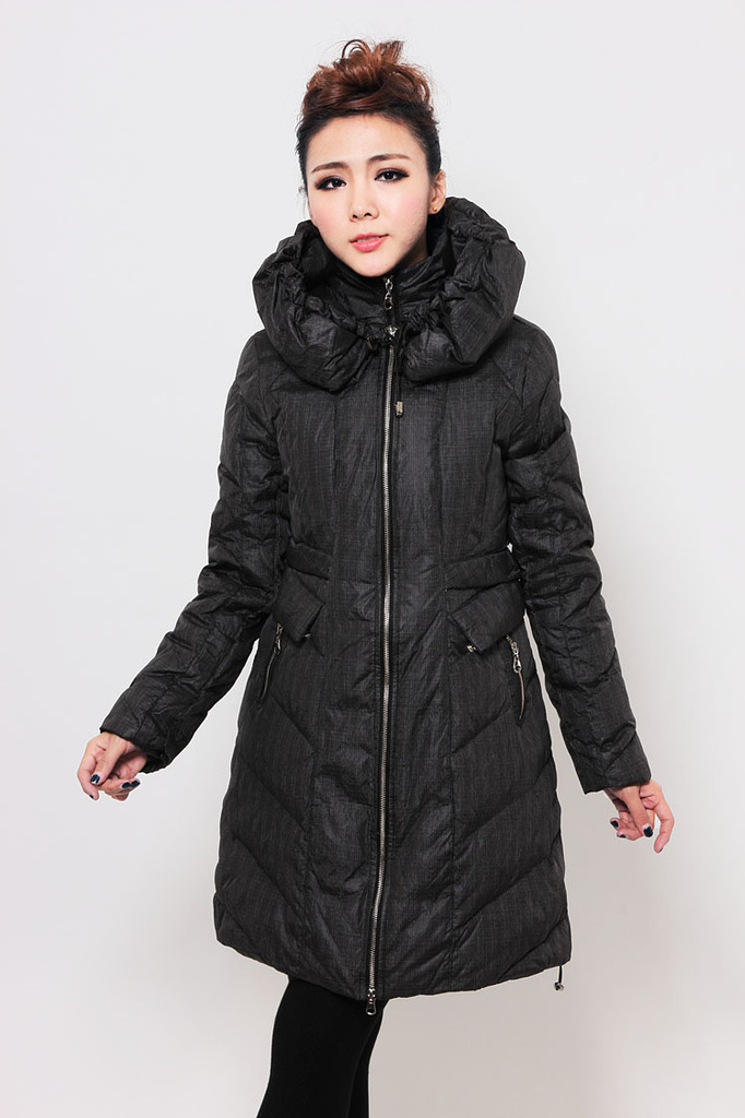 秋冬新品 2013新款羽绒服 女 中长款 加厚 正品清仓