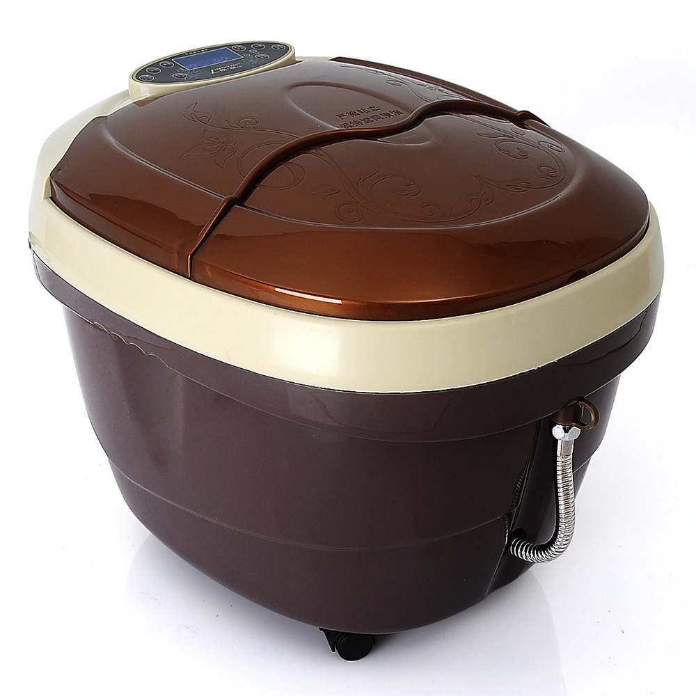 朗悦ly-818款足浴盆电动滚轮足浴器按摩洗脚盆足浴器