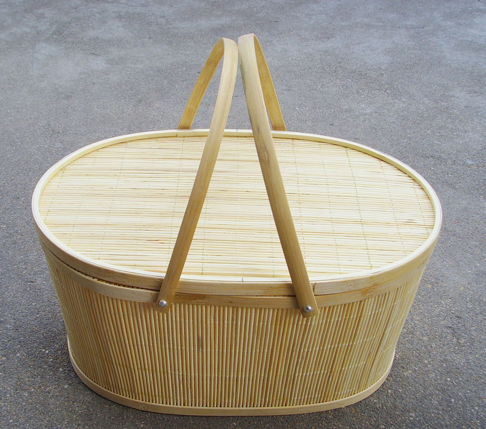 多边形竹篮包装收纳篮置物篮