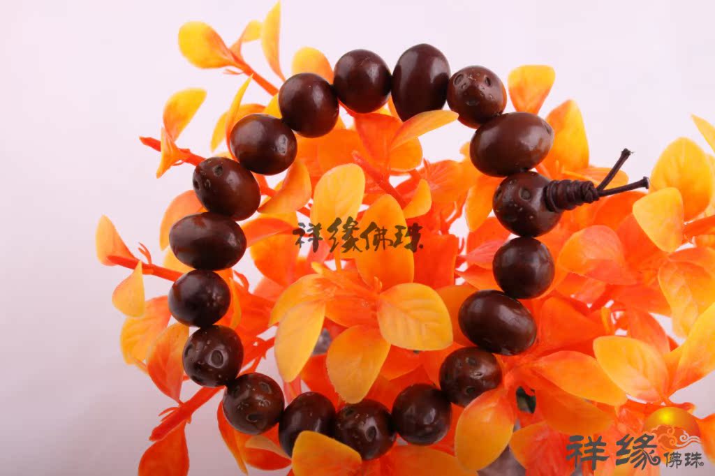 菩提子佛珠手串批发 印度天然三眼金鼠菩提子佛珠 招财鼠菩提子图片_9