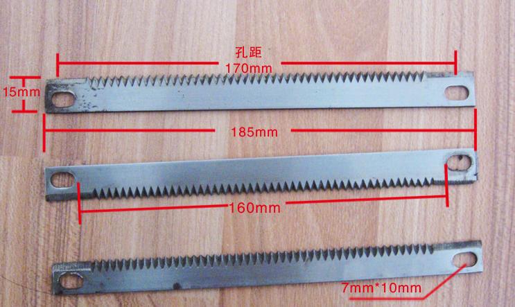 185-1.0mm一字單斜工具鋼鋸齒波浪形包裝機切刀