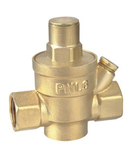 供应豪立信黄铜可调式减压阀 支管支路丝扣减压阀 dn15--dn50