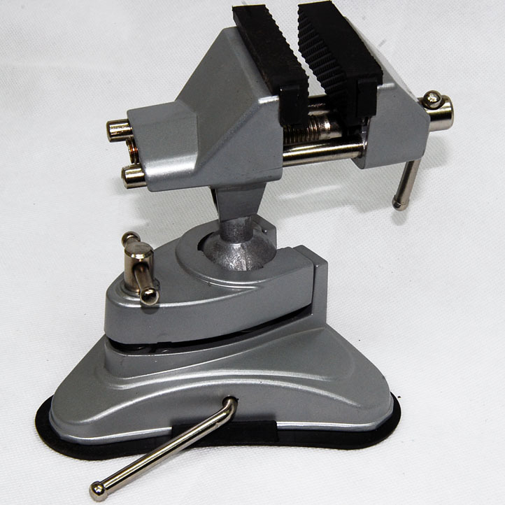 飞鹿rh-003 万向360度吸盘小台钳 飞鹿小型台虎钳 铝合金桌虎钳