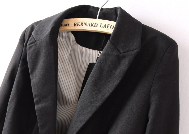 12秋装新款女装欧美原单 细条纹内衬 糖果色长袖小西装西服 多色