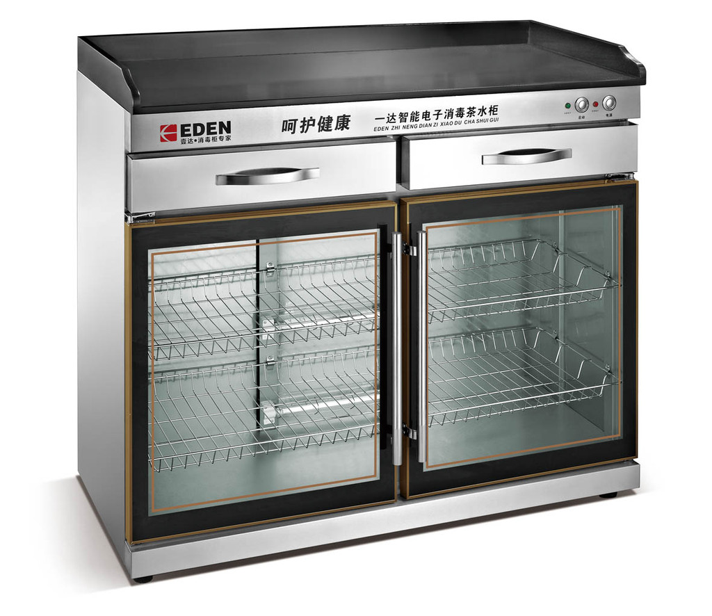供应不锈钢茶水柜ytd268ab小型家用消毒柜带抽屉式