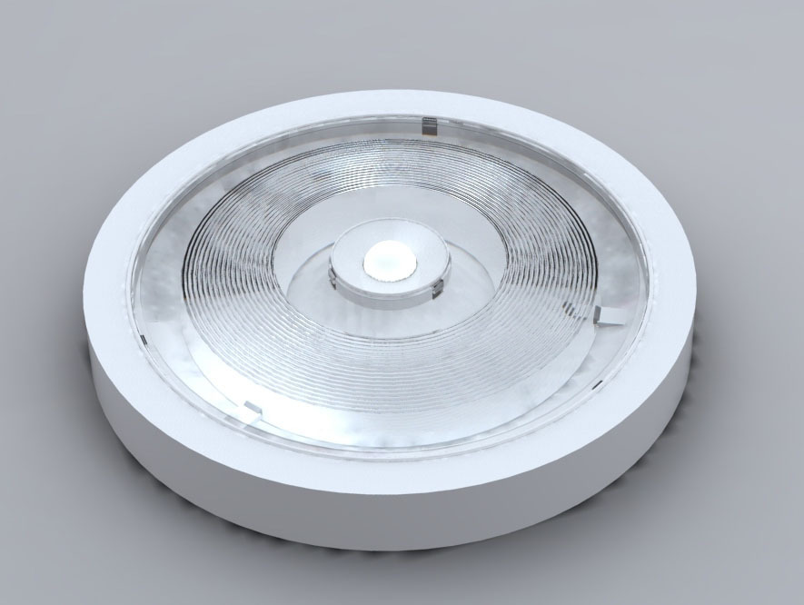 红外感应智能变光led灯 车库智能变光灯 两极变光吸顶灯