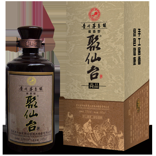 贵州省茅台聚仙台酒业销售有限公司,酱香型白酒.