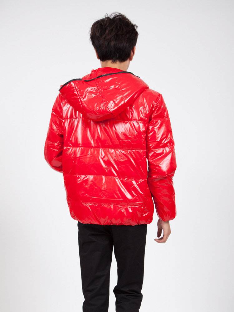 秋冬新款 美特斯邦威 亮面羽绒服潮男短款时尚 保暖羽绒服外套