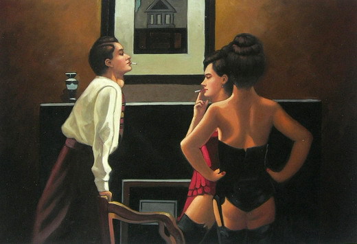 印象人物画 手绘印象人物多人油画 优质油画批发图片_2