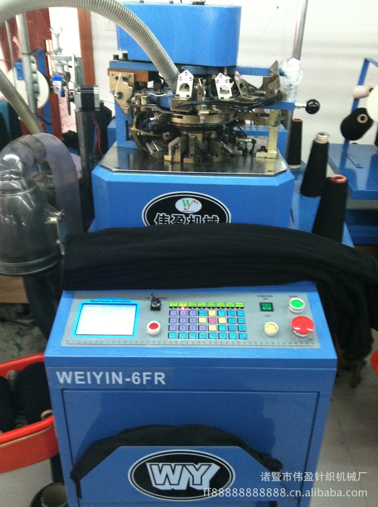 供应针织机械:生产制造全电脑袜机,批发袜机配件.
