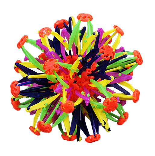 益智玩具万能百变球 魔术球 花球 伸缩球 魔球 散花球 抛球彩色球