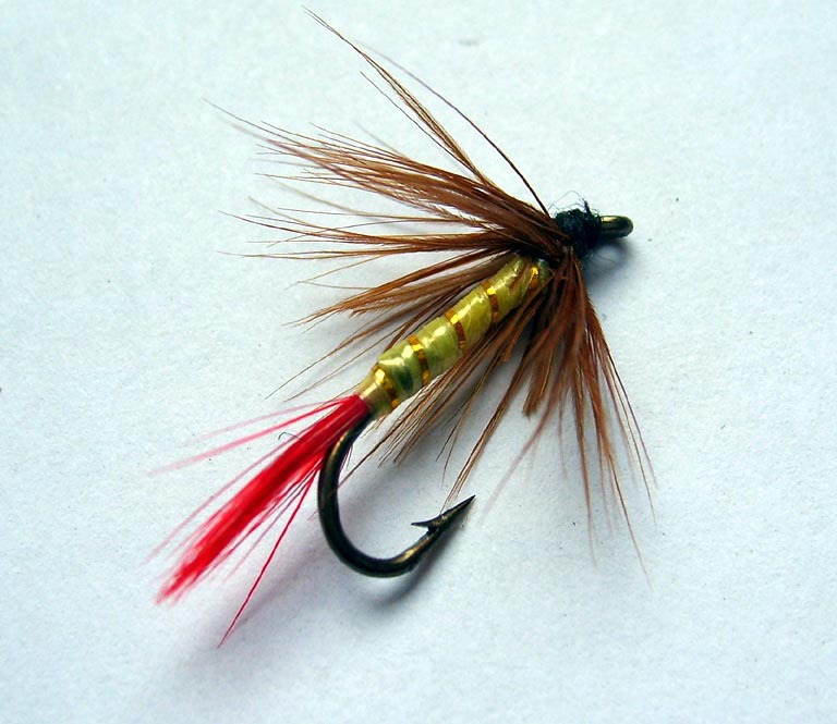 【渔具批发】新款渔具配件flyfishing手工毛钩飞蝇钓假饵飞蝇钩