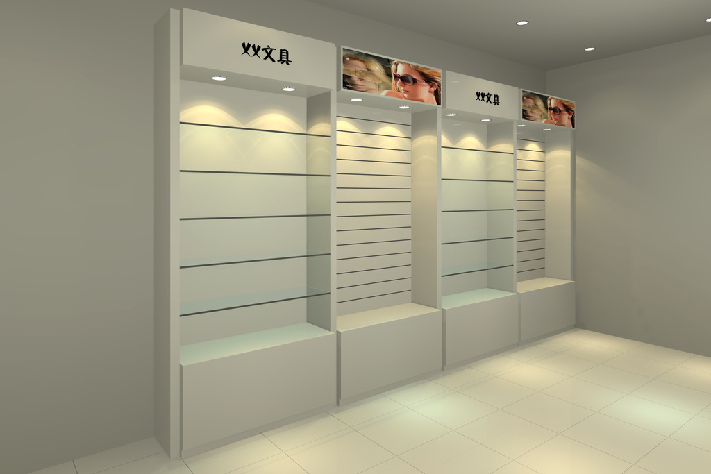 温州鸿发文具展柜 文具店装修 店面装修