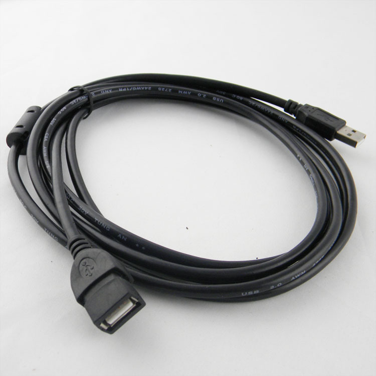 供应6606#3米铜芯usb延长线 usb 2.0数据线 加长线
