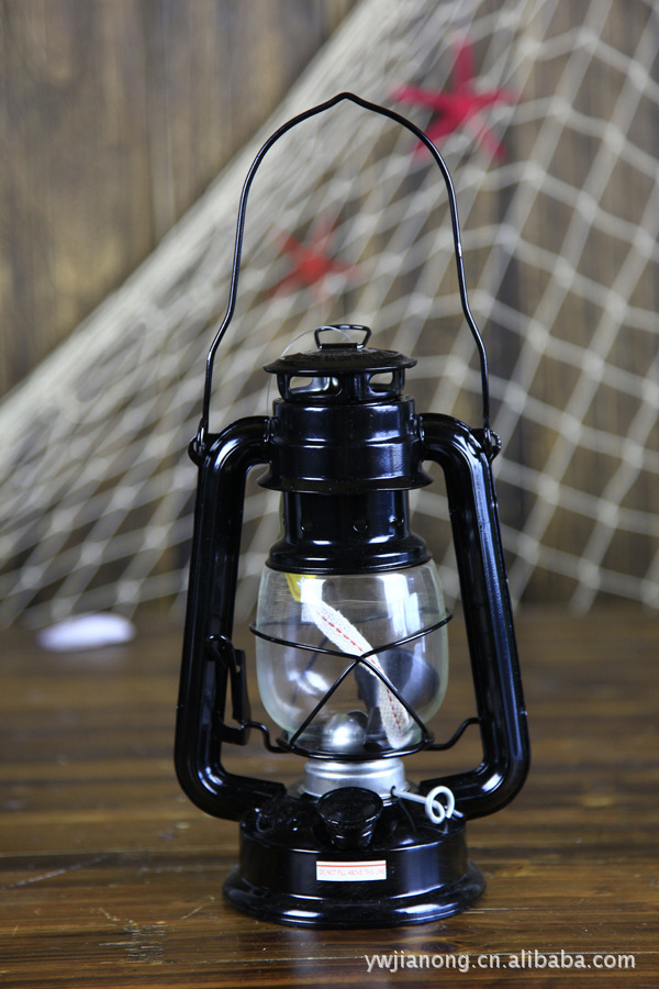 6色地中海风格复古煤油灯 野营煤油灯 马灯 防风灯装饰摆件灯245