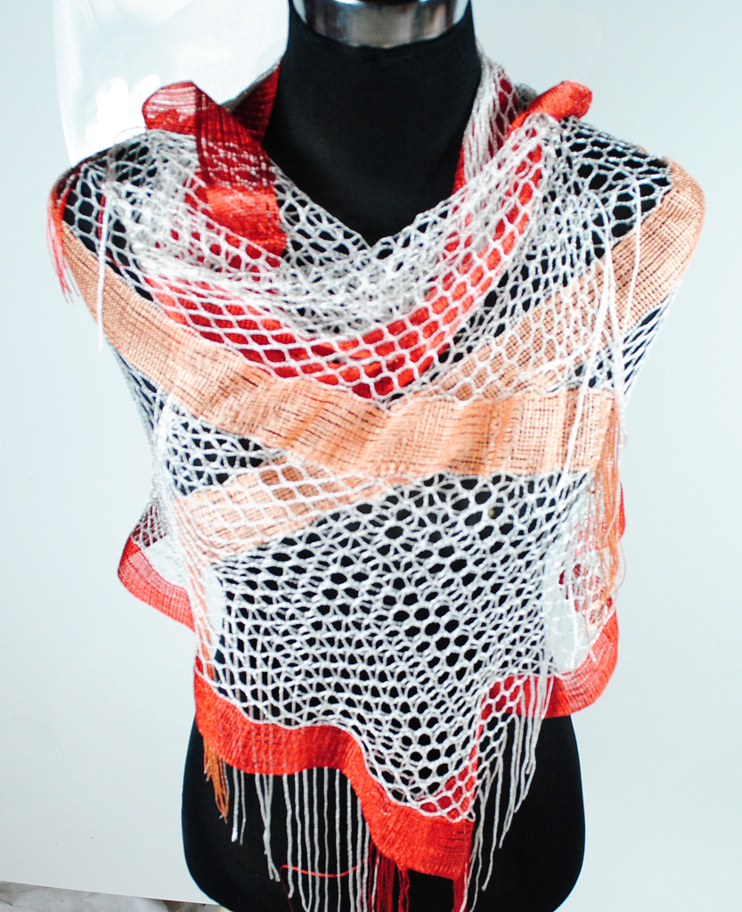 2012鱼网镂空围巾长围巾 女士休闲装饰围巾 批发 多色