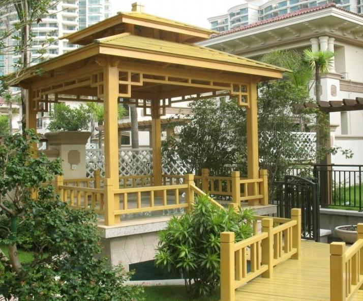 木凉亭双层亭子防腐木亭子图片_3
