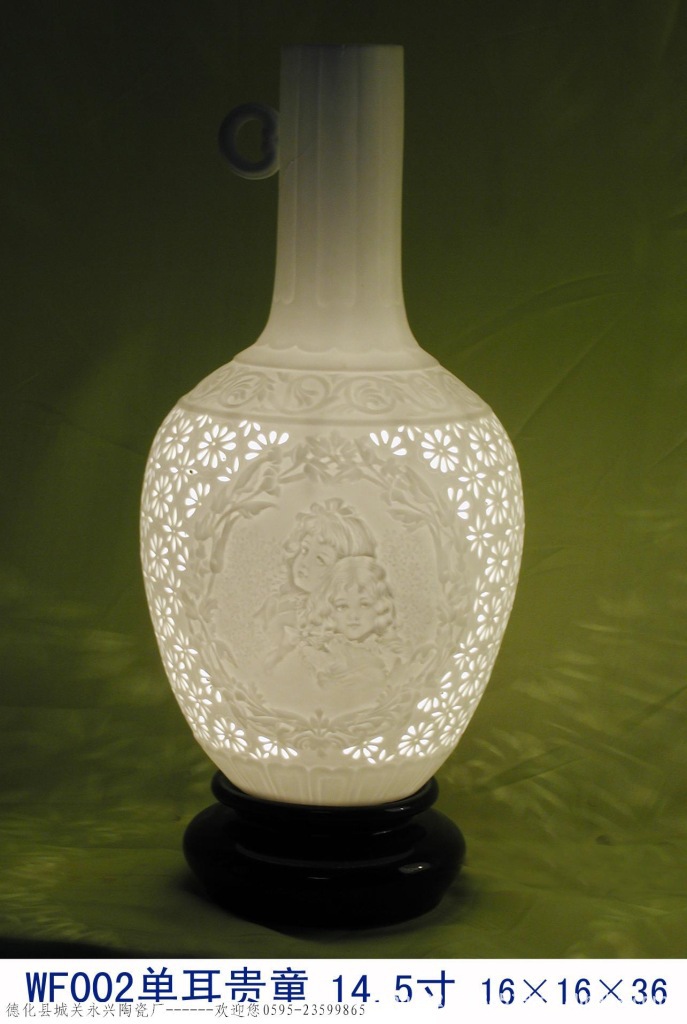 福建德化陶瓷灯饰产品/陶瓷桌灯/陶瓷小夜灯图片_28