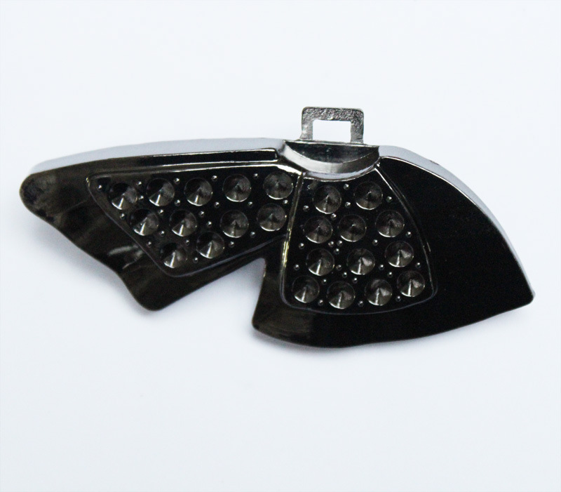 高档大对扣黑色蝴蝶扣五金对扣