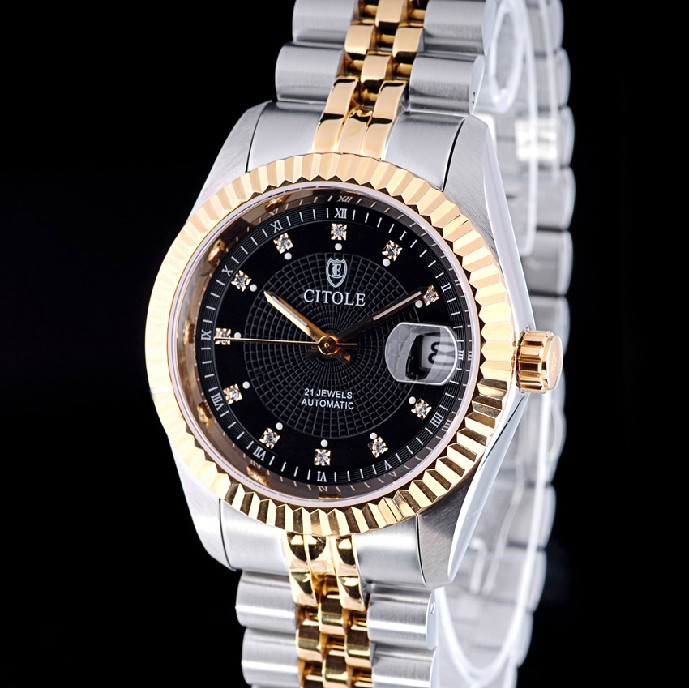 正品 机械手表 西腾 全自动 商务男表 精钢蓝宝石镜ct9010