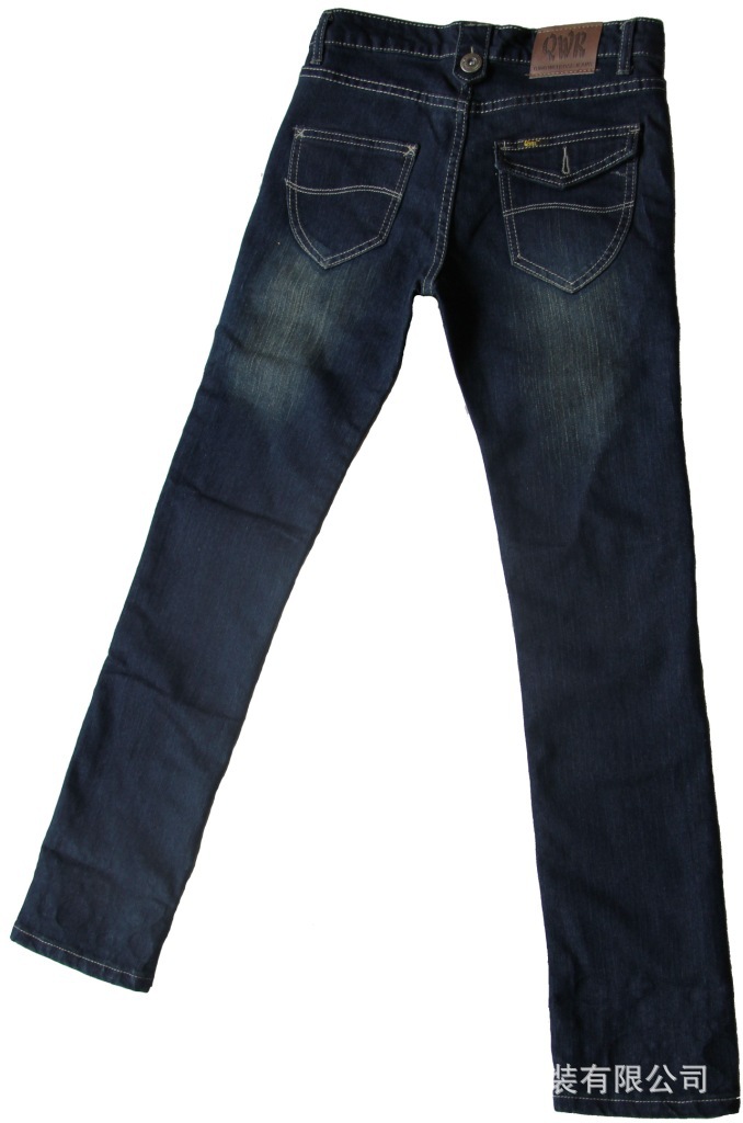 女式韩版牛仔裤小脚裤九分裤裤脚可折as-010图片_3