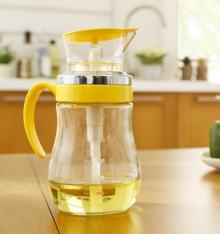 厨房用品礼品玻璃油壶油壶按压定量防漏健康油壶209款