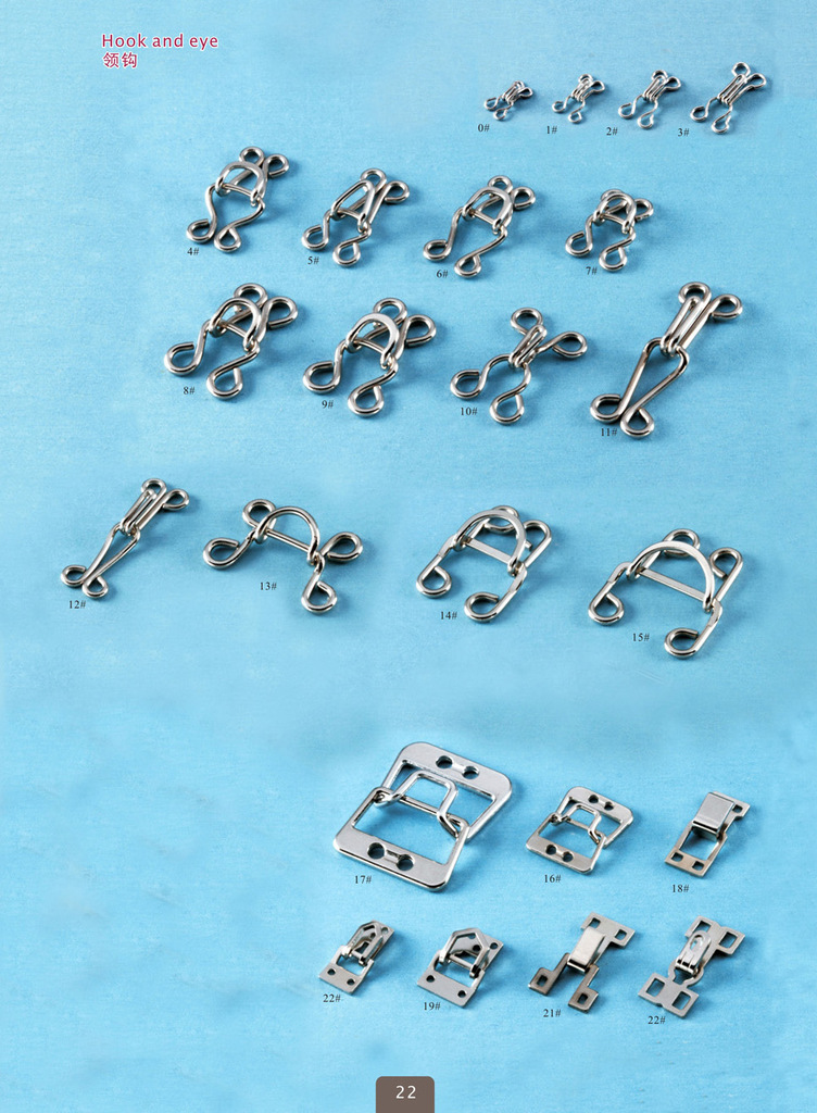 厂家供应风纪扣领钩乌绳扣乌蝇扣排扣对扣排扣