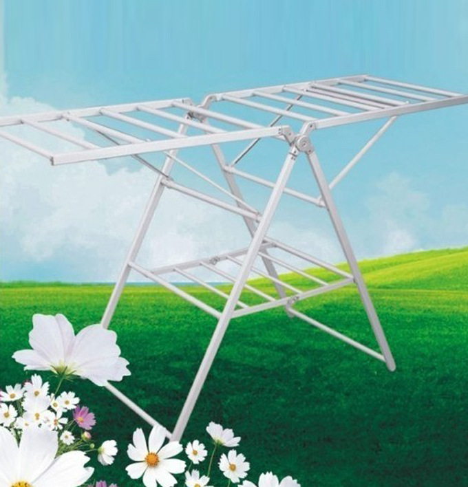 恋伊牌折叠晾衣架/航空铝自动晾衣架/阳台多功能折叠式晒衣架/x23