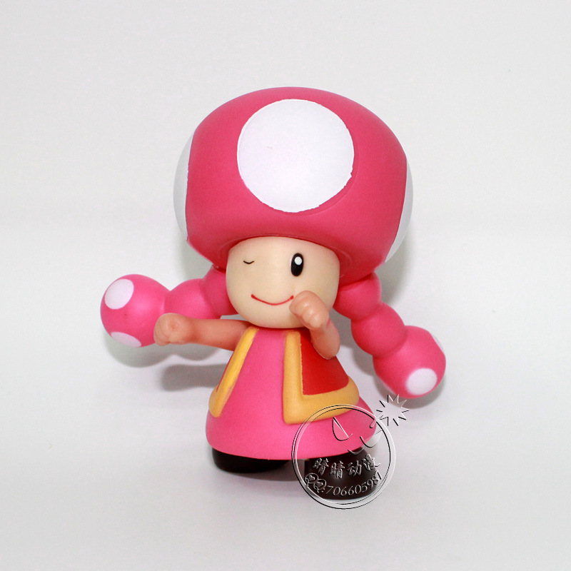 批发供应动漫游戏公仔玩偶super mario超级玛丽马里奥-蘑菇女孩
