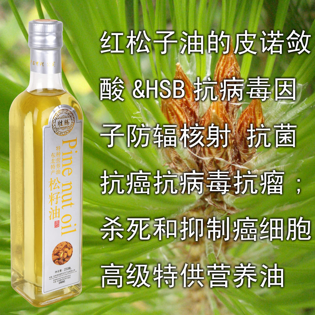 高档野生红松籽油100%纯,防癌抗辐射抗瘤最好 团购福利礼品面议