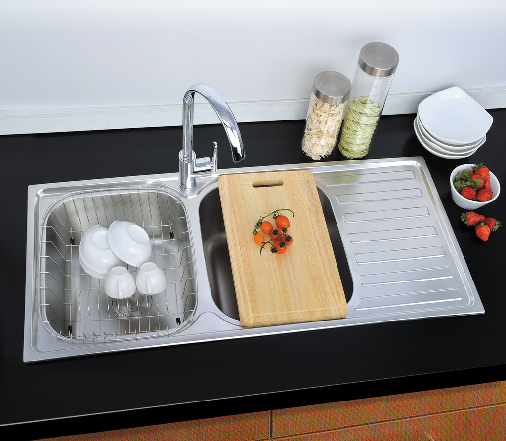 供应高档不锈钢水槽,不锈钢洗碗池,厨房洗菜盆,洗手盆