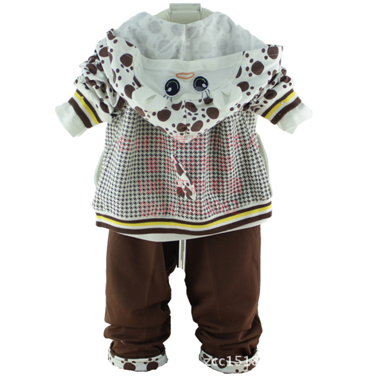 秋款新品 包邮 可爱老虎套装 儿童春秋三