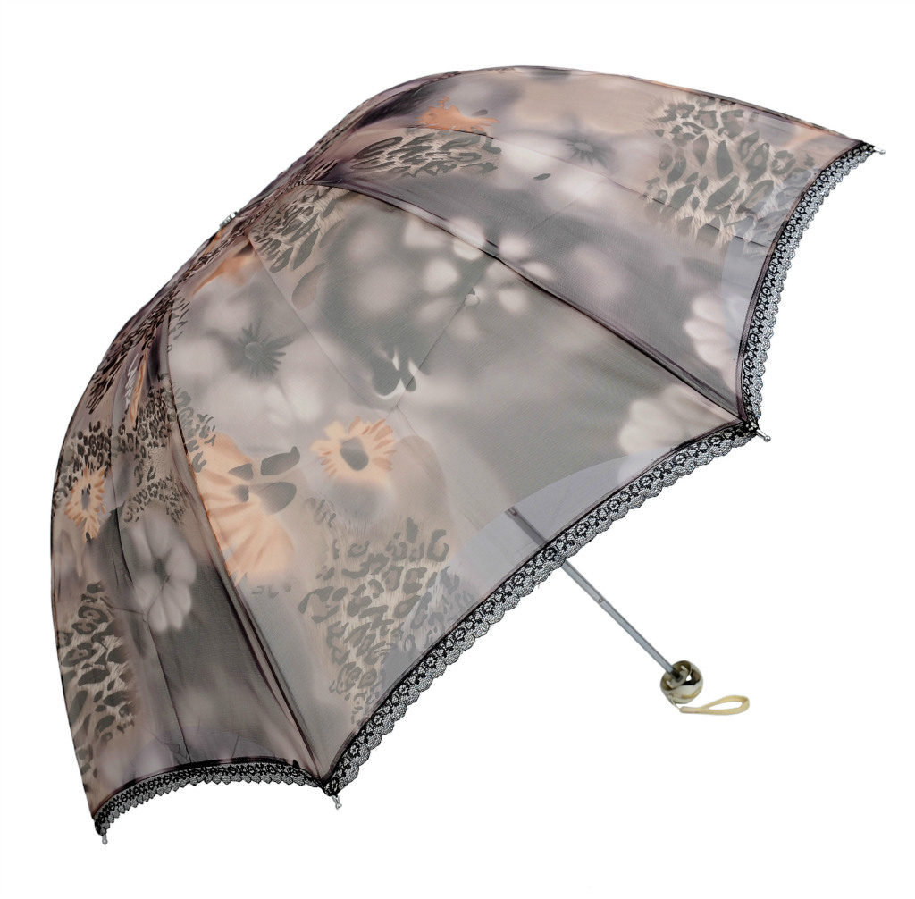 批发13年款正品龙翔伞 网纱花边三折双层防紫外线阿波罗伞