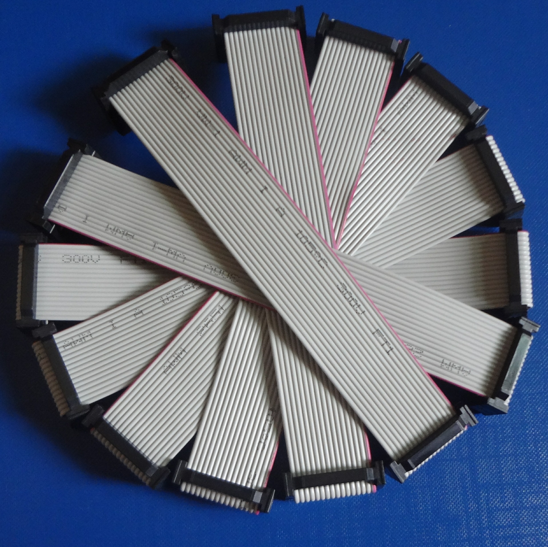 供应电脑周边扁平排线 高品质间距2.54mmidc排线 写真机扁平排线