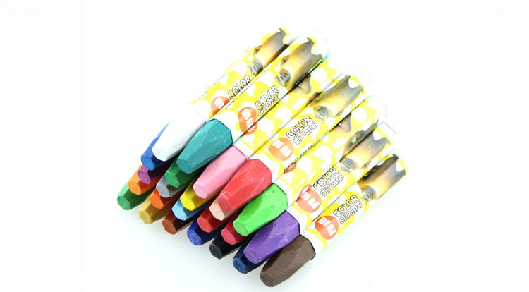 熊出没水溶性可水洗油画棒蜡笔12/18/24色套装yh5601.2.