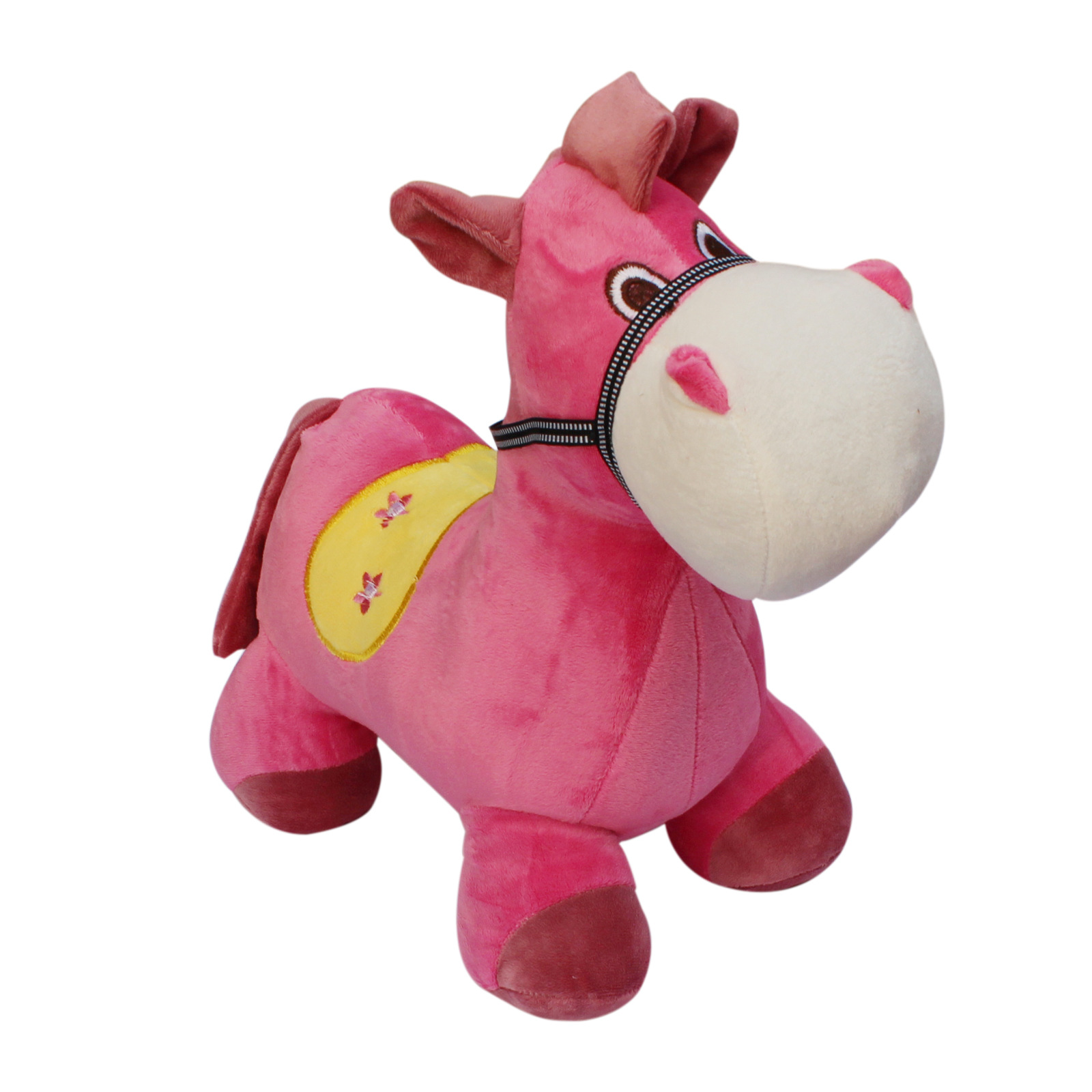 山东厂家生产小马毛绒玩具布娃娃公仔支持淘宝网店一件代发货瑞客