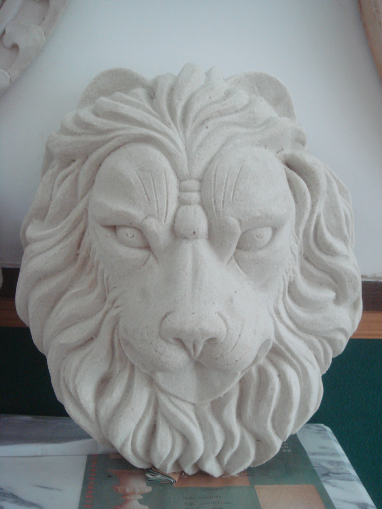 石雕工艺品,石材雕刻,狮子头