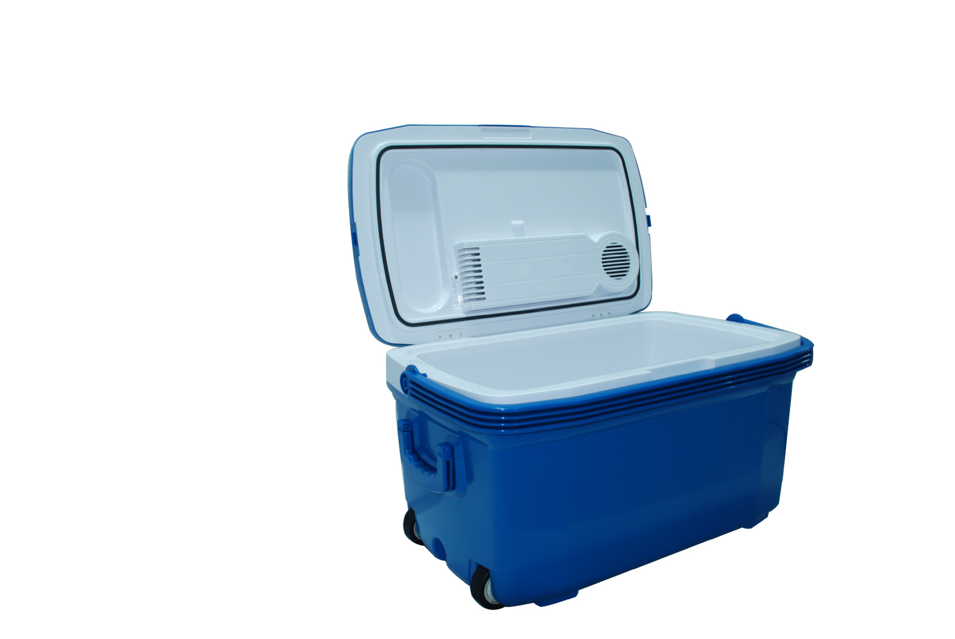 贝拉45l冷暖型电子冰箱 车载冰箱 冷藏箱 保温箱 蓝色限量版