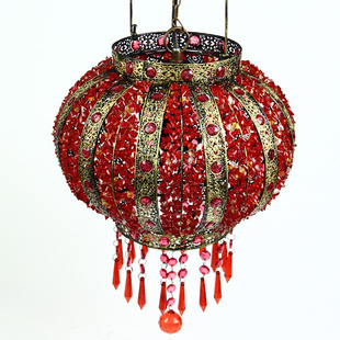 家居软装用品 欧式灯笼形亚克力吊灯/灯饰浪漫华丽婚庆饰品