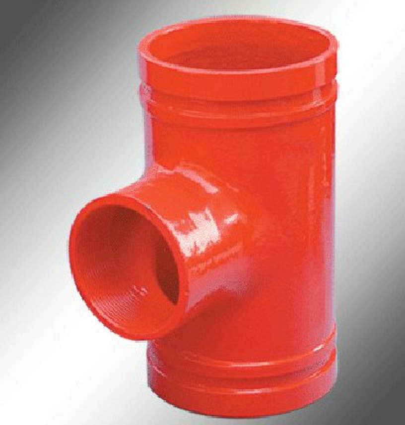 沟槽正三通 卡箍异径三通 丝接异径三通