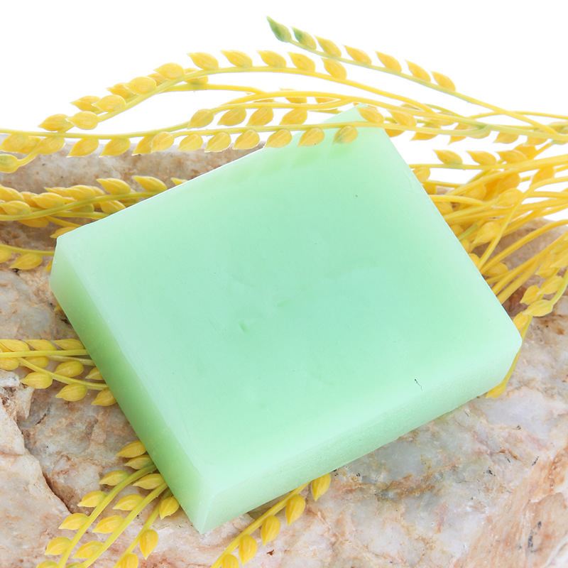 批发 皂基皂 绿茶冷制鸸鹋皂 美白去油 防辐射 祛斑手工皂100g